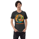 Crazy turtle surfer, Unisex t-shirt , fun design, gifts - EdelFaiZ