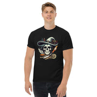 Skull demon with a witch hat T-Shirt, Men's classic tee - EdelFaiZ